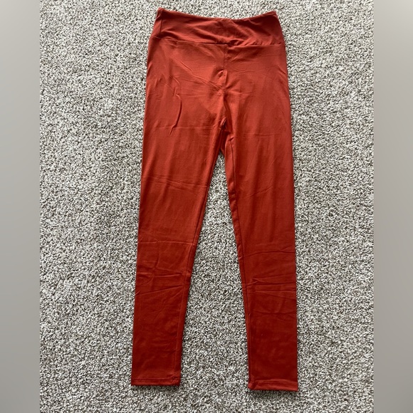 NWOT OS Rust Colored LulaRoe Leggings - Picture 3 of 3